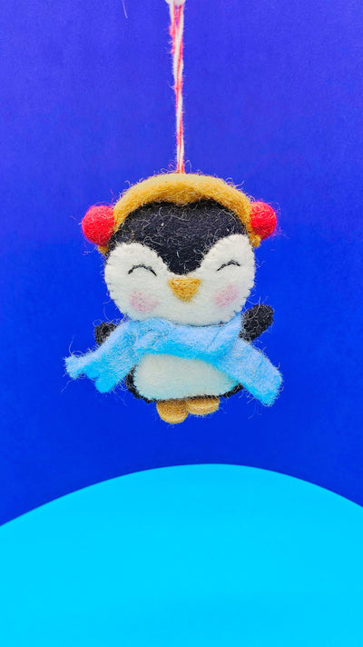 Happy Penguin Ornament