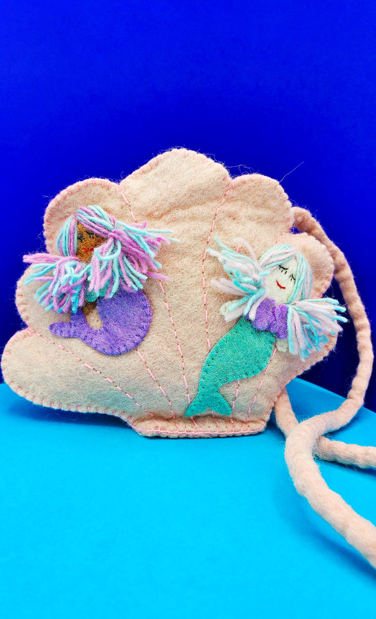 Mermaid Felt Purse