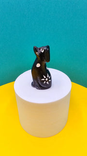 Soapstone Dog Black