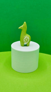 Soapstone Giraffe Green