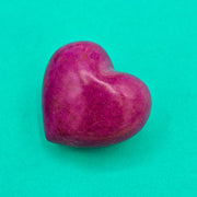 Soapstone Heart Dark Pink