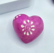 Soapstone Heart Designs Light Pink