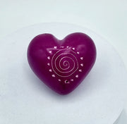 Soapstone Heart Designs Magenta