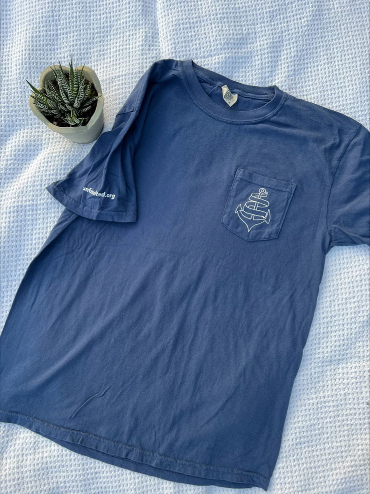 Freedom Threads Anchor Pocket Tee- Size Medium- LIMITED EDITION